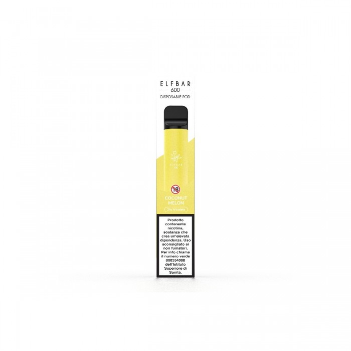ELFBAR 600 DISPOSABLE POD COCONUT MELON 20 MG