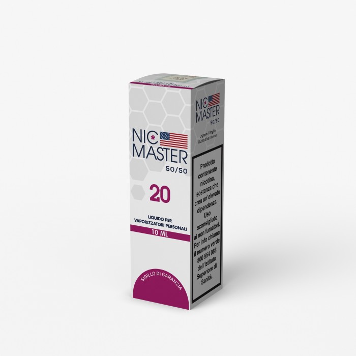 NICOTINA CON ASTUCCIO NIC MASTER 50/50 20 MG 10ML
