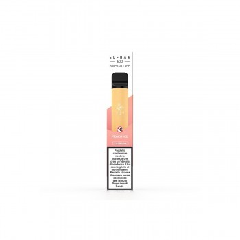 ELFBAR 600 DISPOSABLE POD PEACH ICE 20 MG