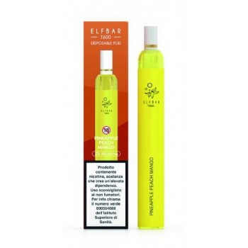 ELFBAR T600 DISPOSABLE POD 500MAH - PINEAPPLE PEACH MANGO 20 MG