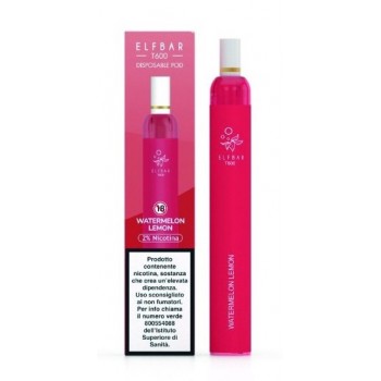 ELFBAR T600 DISPOSABLE POD 500MAH - WATERMELON LEMON 20 MG