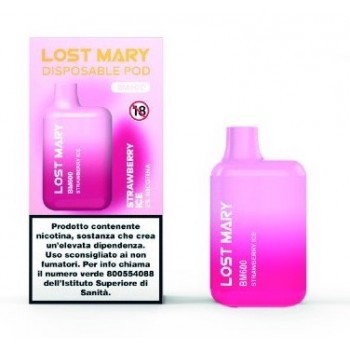 ELFBAR LOST MARY DISPOSABLE POD - STRAWBERRY ICE 20 MG