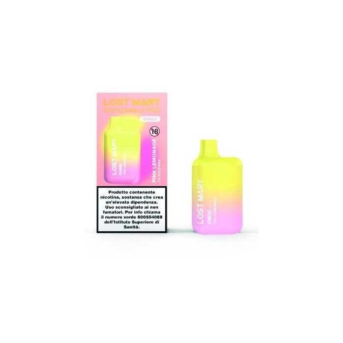 ELFBAR LOST MARY DISPOSABLE POD - PINK LEMONADE 20 MG