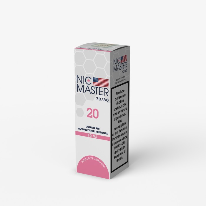NICOTINA CON ASTUCCIO NIC MASTER 70/30 20 MG 10ML