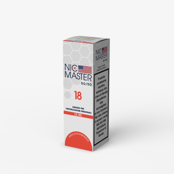 NICOTINA CON ASTUCCIO NIC MASTER 50/50 18 MG 10ML