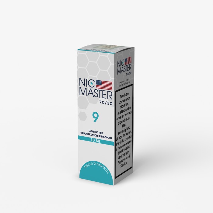 NICOTINA CON ASTUCCIO NIC MASTER 70/30 9 MG 10ML