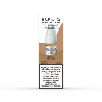 ELFLIQ CREAM TOBACCO 20 MG