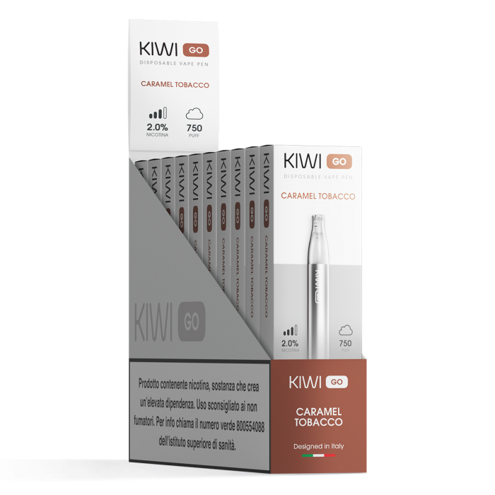 KIWI GO CARAMEL TOBACCO (0 MG)