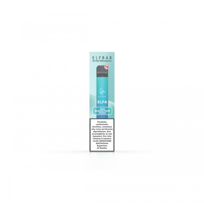 ELFBAR ELFA DEVICE + POD KIWI PASSION FRUIT GUAVA - 20 MG/ML