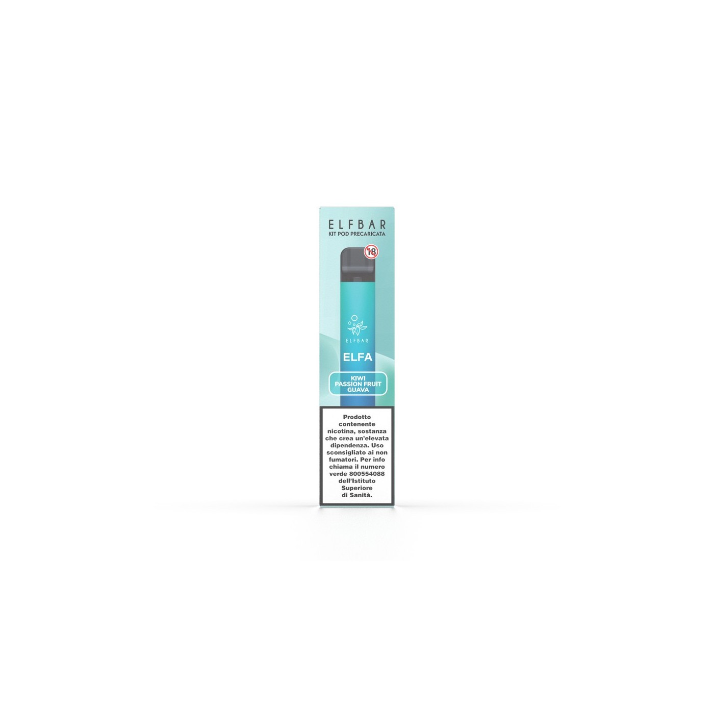 ELFBAR ELFA DEVICE + POD KIWI PASSION FRUIT GUAVA - 20 MG/ML