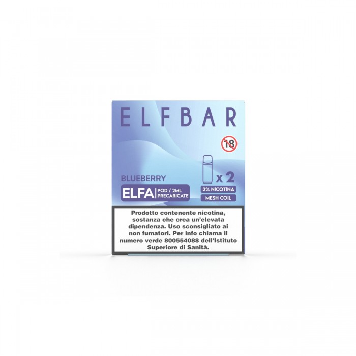 ELFBAR ELFA 2ML PREFILLED POD BLUEBERRY (2 PEZZI) - 20 MG/ML