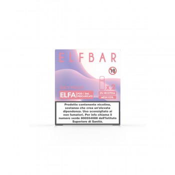 ELFBAR ELFA 2ML PREFILLED POD JUICY PEACH (2 PEZZI) - 20 MG/ML