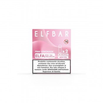 ELFBAR ELFA 2ML PREFILLED POD PINK LEMONADE (2 PEZZI) - 20 MG/ML