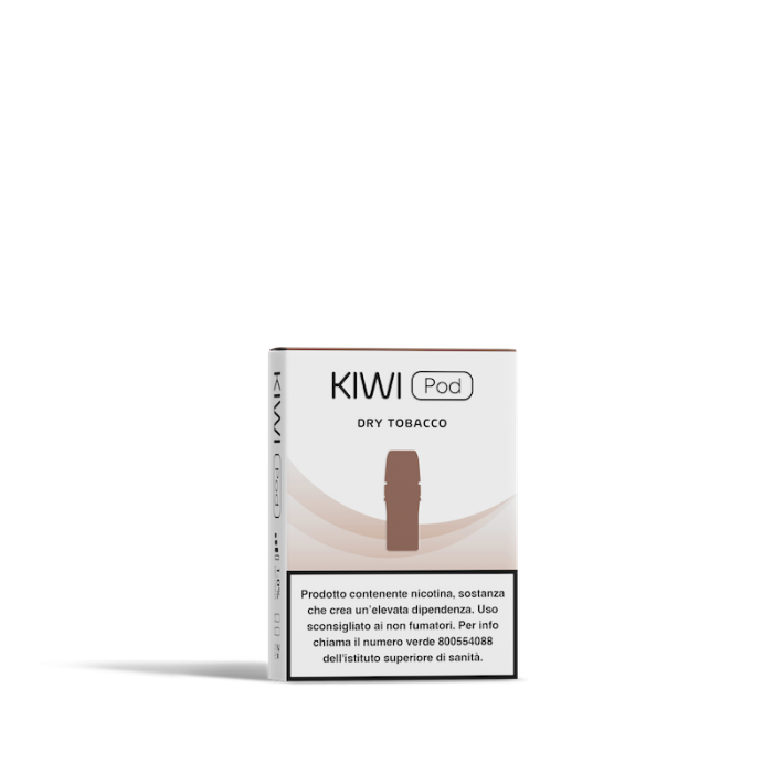 KIWI - CARTUCCIA MONOUSO - DRY TOBACCO 20
