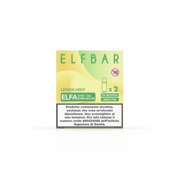 ELFBAR ELFA 2ML PREFILLED POD LEMON MINT 20