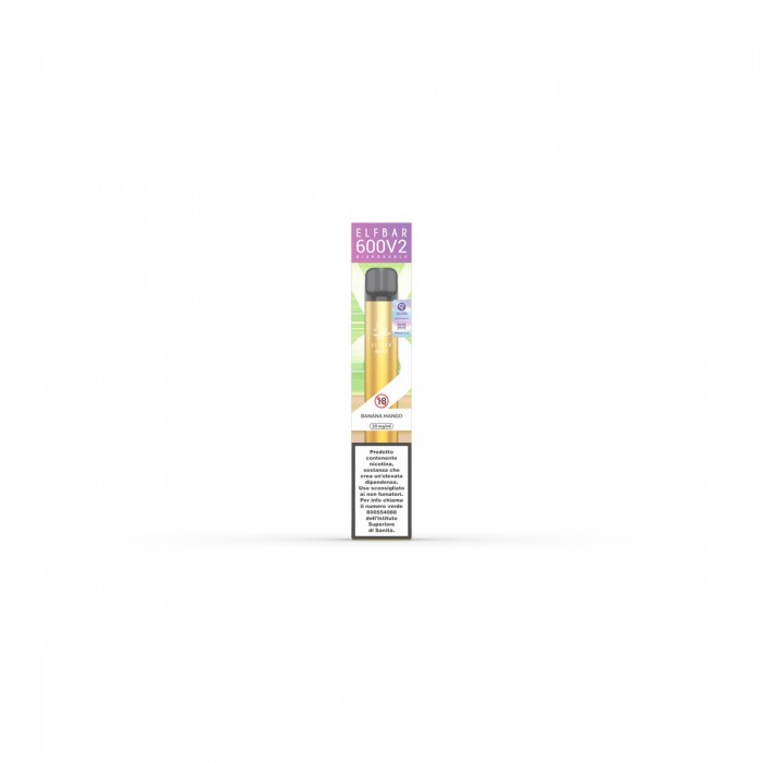 ELFBAR 600V2 DISPOSABLE BANANA MANGO 20