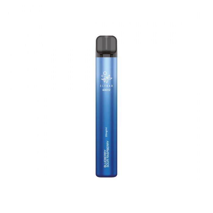 ELFBAR 600V2 DISPOSABLE BLUEBERRY SOUR RASPBERRY 20
