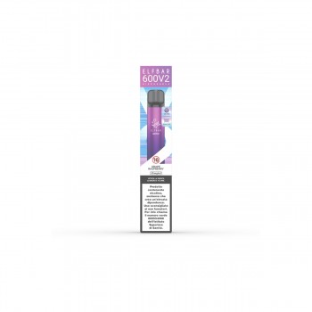ELFBAR 600V2 DISPOSABLE GRAPE RASPBERRY 20