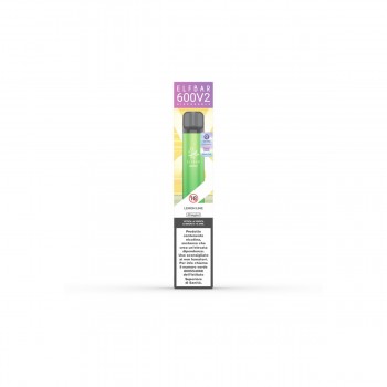 ELFBAR 600V2 DISPOSABLE LEMON LIME 20