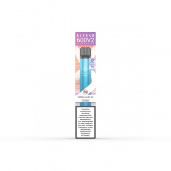 ELFBAR 600 V2 COTTON CANDY ICE 20MG