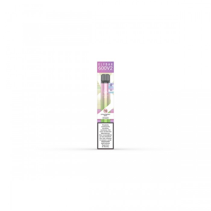 ELFBAR 600V2 DISPOSABLE STRAWBERRY KIWI 20