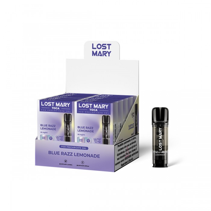 LOST MARY TOCA AIR POD 20MG BLUE RAZZ LEMONADE