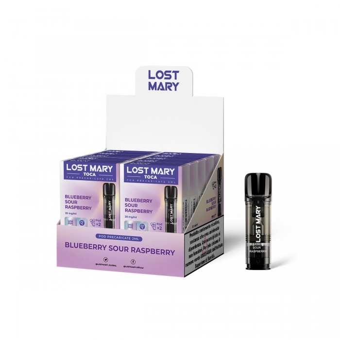 LOST MARY TOCA AIR POD 20MG BLUEBERRY SOUR RASPBERRY