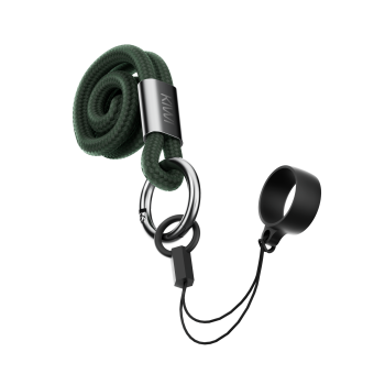 PEN NECKLACE KIWI MIDNIGHT GREEN
