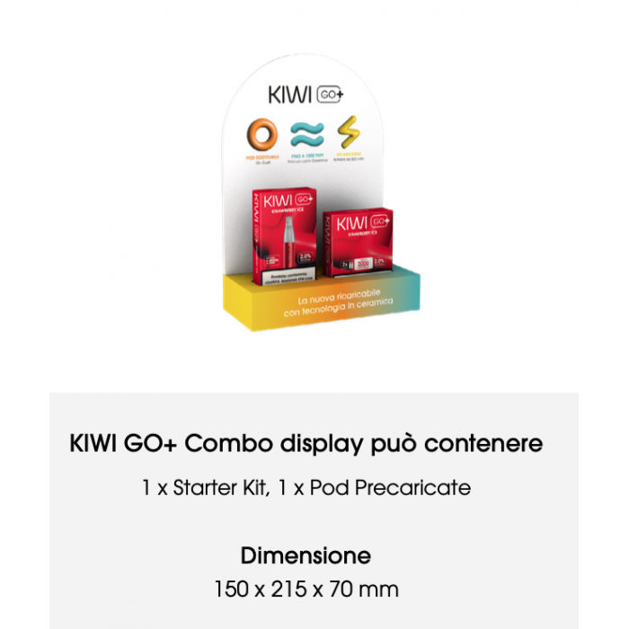 COMBO DISPLAY KIWI GO +