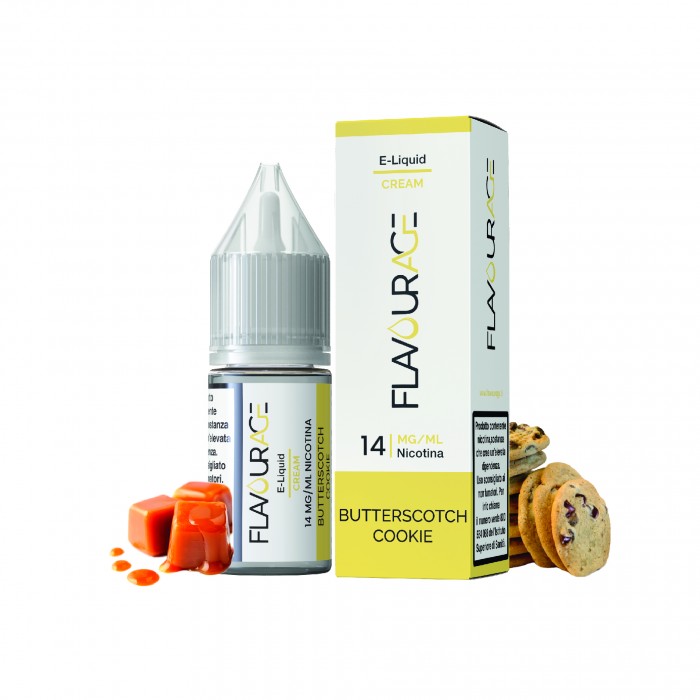 BUTTERSCOTCH COOKIE 14 - LIQUIDI PRONTI FLAVOURAGE 10ML