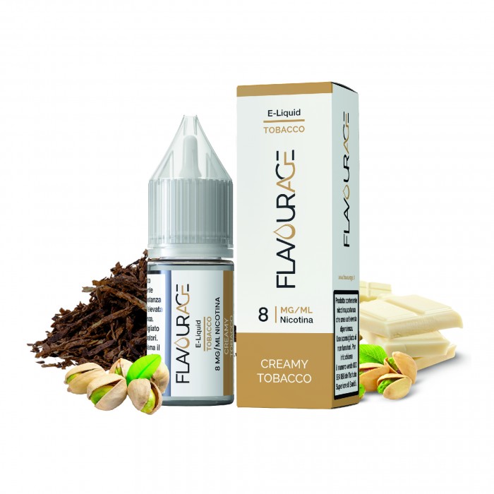 CREAMY TOBACCO 08 - LIQUIDI PRONTI FLAVOURAGE 10ML