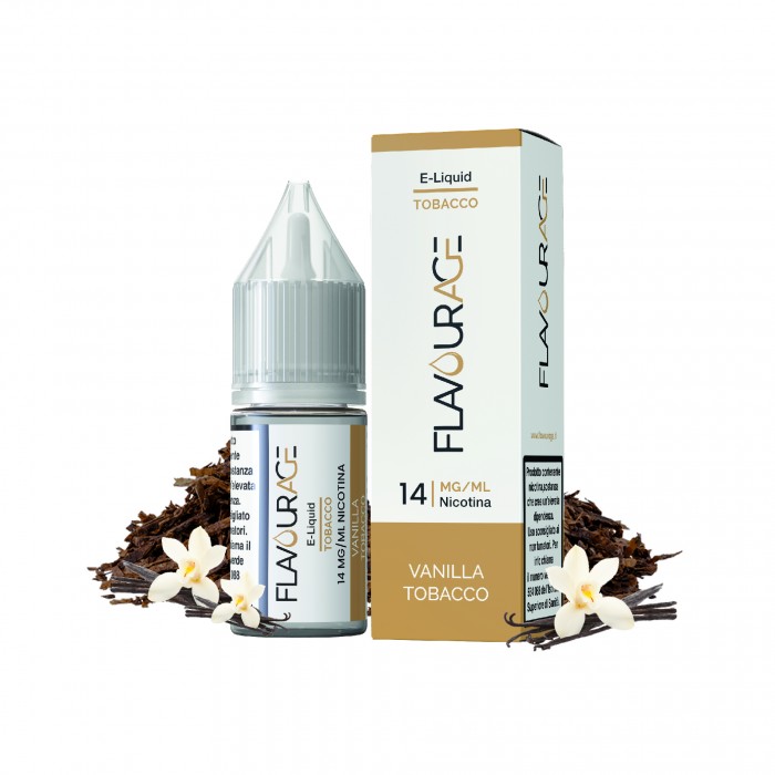 VANILLA TOBACCO 14 - LIQUIDI PRONTI FLAVOURAGE 10ML