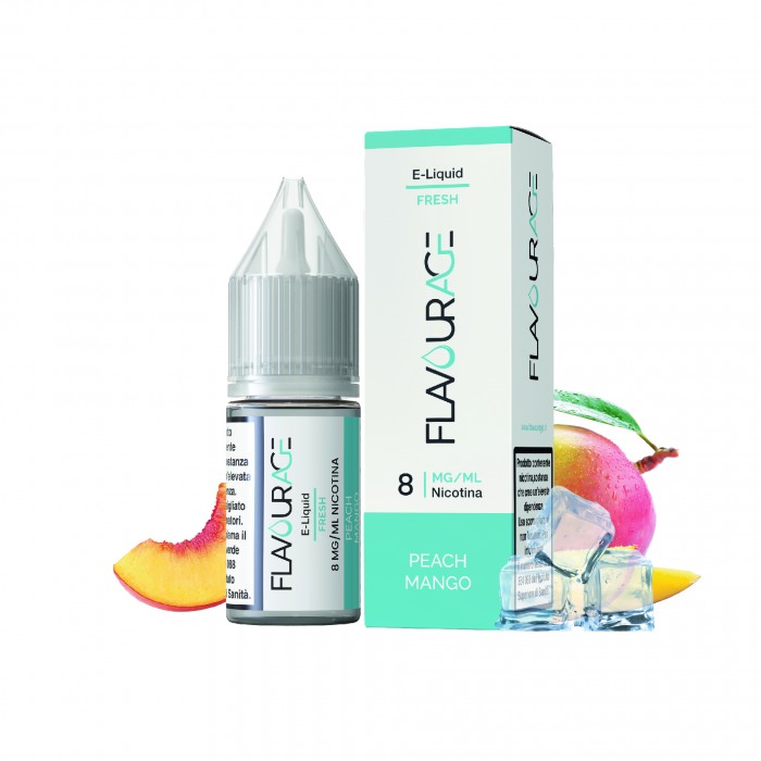 PEACH MANGO 08 - LIQUIDI PRONTI FLAVOURAGE 10ML
