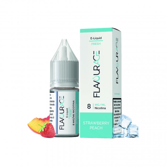 STRAWBERRY PEACH 08 - LIQUIDI PRONTI FLAVOURAGE 10ML