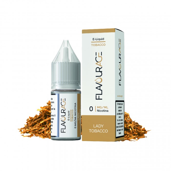 LADY TOBACCO 0 - LIQUIDI PRONTI FLAVOURAGE 10ML