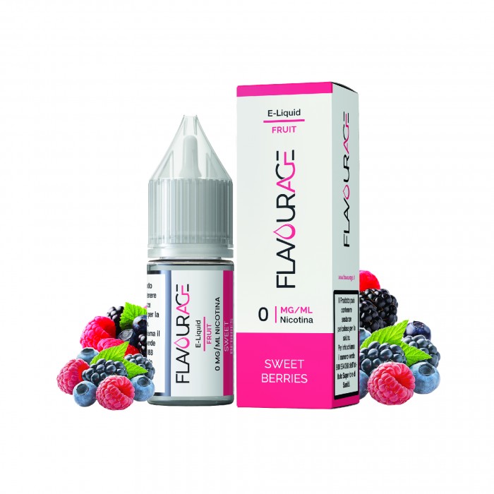 SWEET BERRIES 0 - LIQUIDI PRONTI FLAVOURAGE 10ML