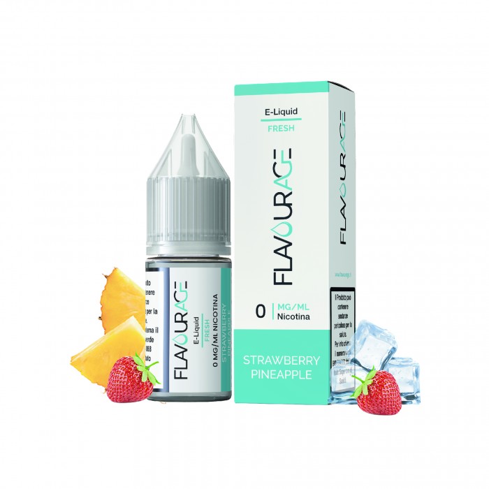STRAWBERRY PINEAPPLE 0 - LIQUIDI PRONTI FLAVOURAGE 10ML