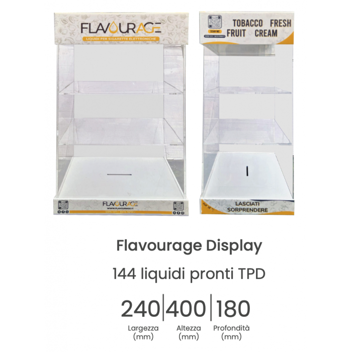 ESPOSITORE FLAVOURAGE LIQUIDI PRONTI