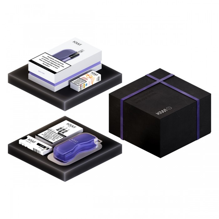 GIFT BOX KIWI 1 IRON GATE (NERO)