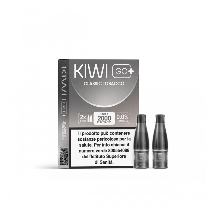 KIWI GO + POD - CLASSIC TOBACCO 0 MG/ML