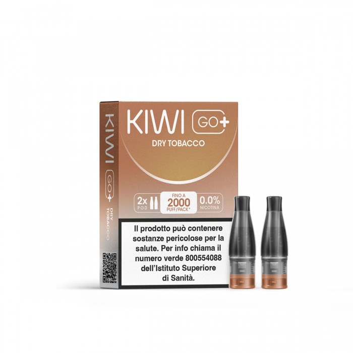 KIWI GO + POD - DRY TOBACCO 0 MG/ML