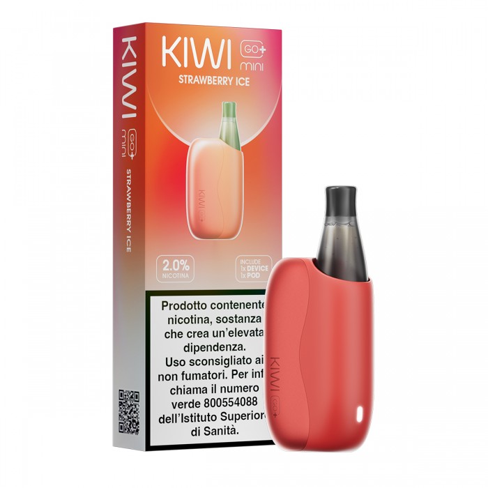 KIWI GO + MINI - STARTER KIT -STRAWBERRY ICE 20 MG/ML