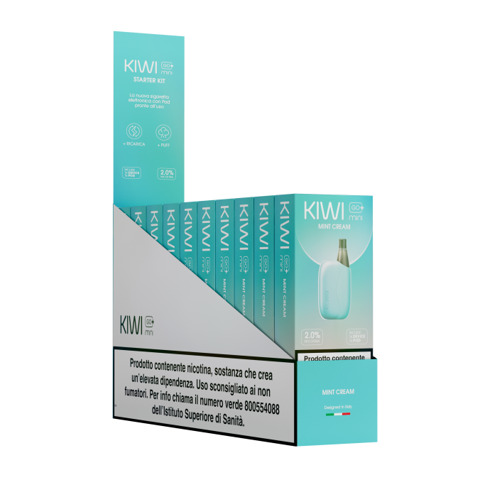 KIWI GO + MINI - STARTER KIT -MINT CREAM 20 MG/ML