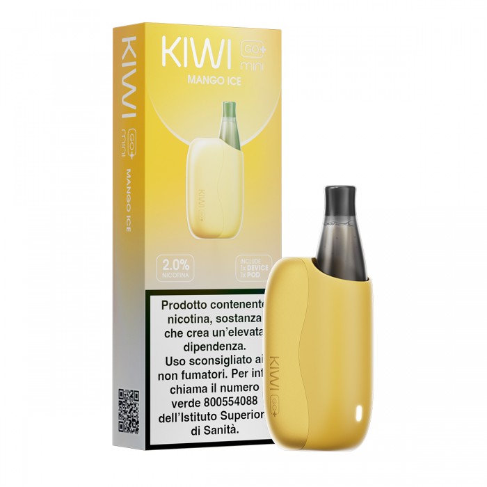 KIWI GO + MINI - STARTER KIT -MANGO ICE 20 MG/ML
