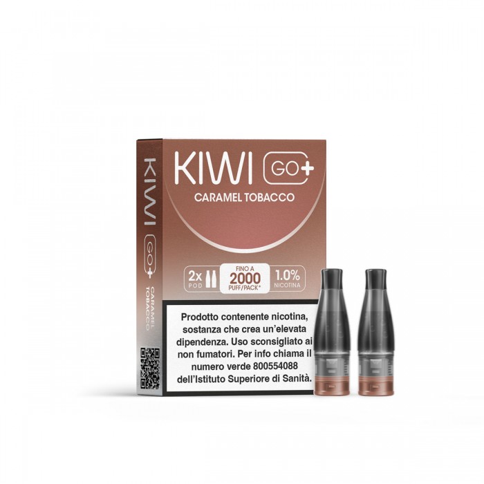 KIWI GO + POD - CARAMEL TOBACCO 10