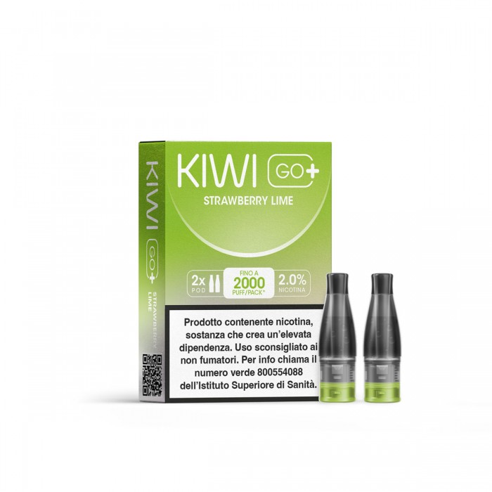 KIWI GO + POD - STRAWBERRY LIME 20