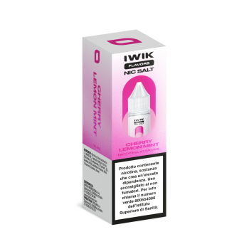 E-LIQUID CHERRY LEMON MINT - IWIK - 10 ML - NICOTINA 10 MG NIC SALT