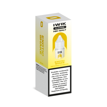 E-LIQUID EXOTIC SHAKE - IWIK - 10 ML - NICOTINA 10 MG NIC SALT
