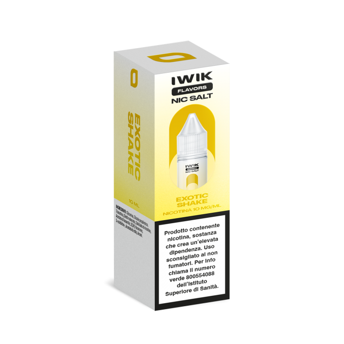 E-LIQUID EXOTIC SHAKE - IWIK - 10 ML - NICOTINA 10 MG NIC SALT