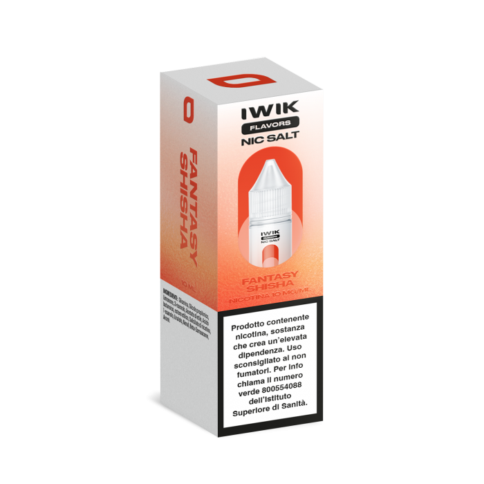 E-LIQUID FANTASY SHISHA - IWIK - 10 ML - NICOTINA 10 MG NIC SALT